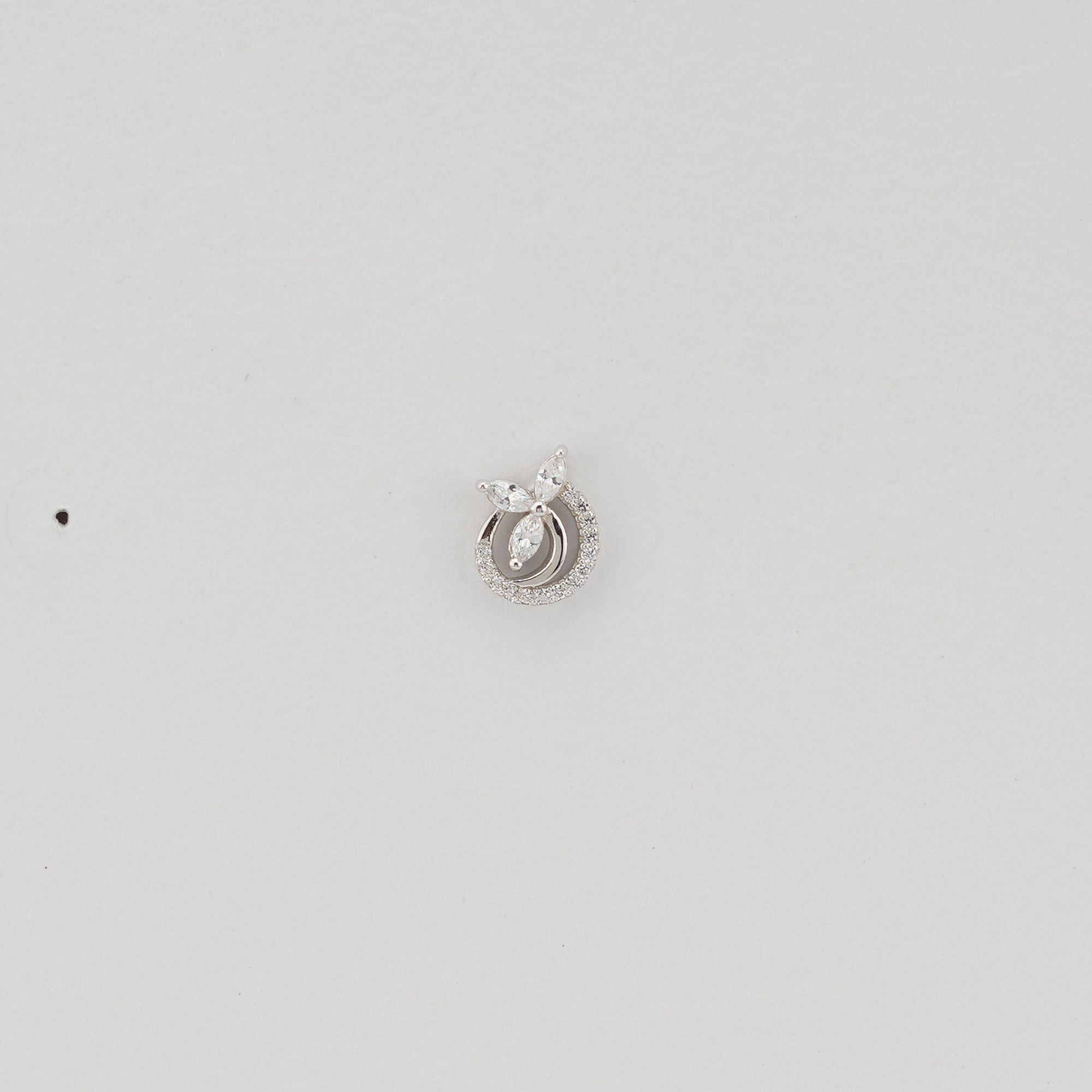 925 Sterling Silver Floral Halo Circle Stud Earrings Jewellery for Women
