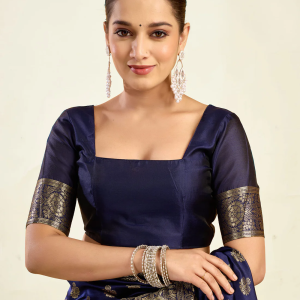 AXONIT Women's Silk Blend Banarasi Jacquard