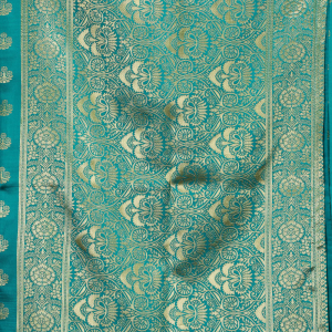 AXONIT Women's Silk Blend Banarasi Jacquard