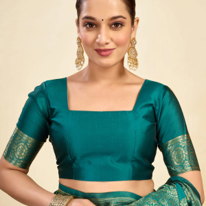 AXONIT Women's Silk Blend Banarasi Jacquard