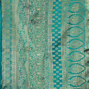 AXONIT Women's Silk Blend Banarasi Jacquard