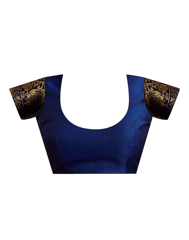 AXONIT Women's Silk Blend Banarasi Jacquard