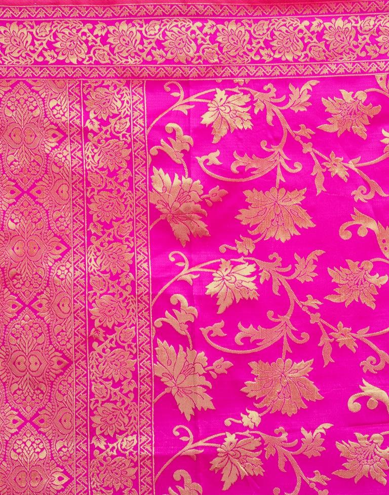 AXONIT Women's Silk Blend Banarasi Jacquard