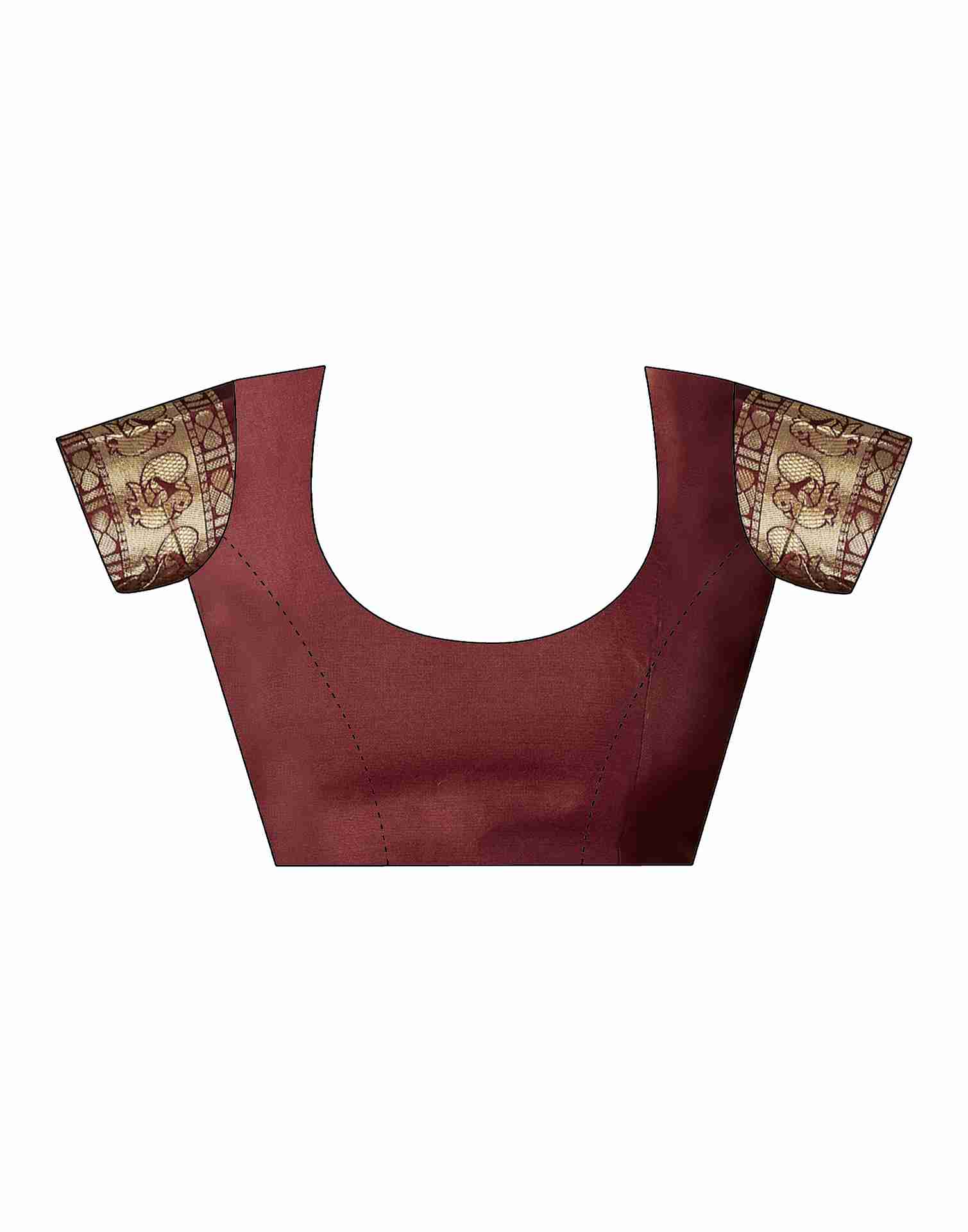 AXONIT Women's Silk Blend Banarasi Jacquard