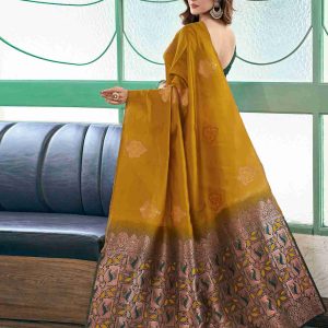 AXONIT Women's Premium Soft Silk Saree with