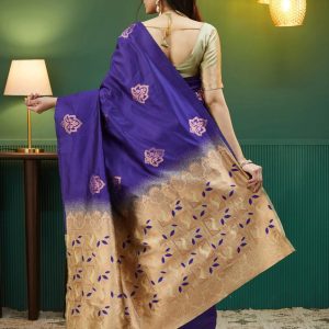AXONIT Women's Premium Soft Silk Saree with