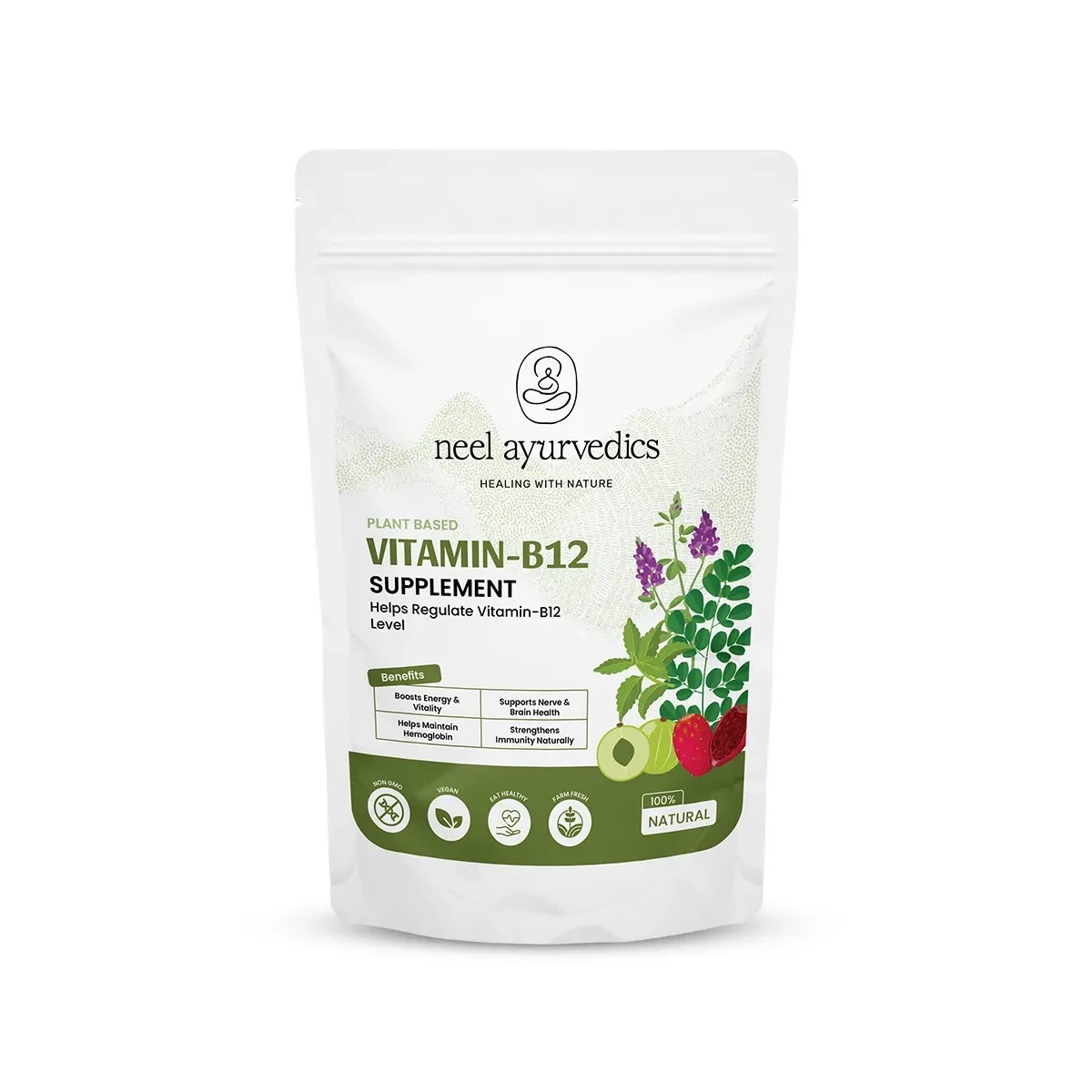 Neel Ayurvedics Vitamin-B12 Supplement – 50 gm